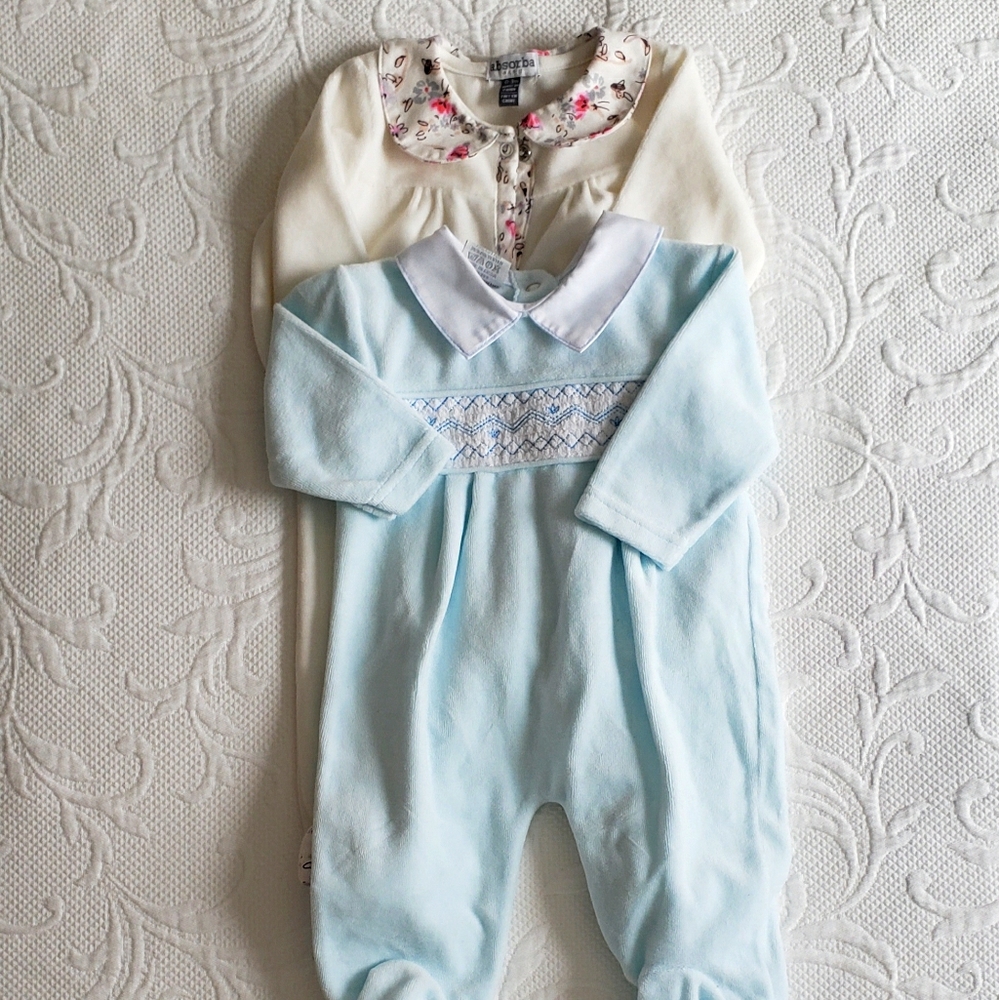 ⭐ 2pcs Absorba & Just Too Cute fottie outfits⭐